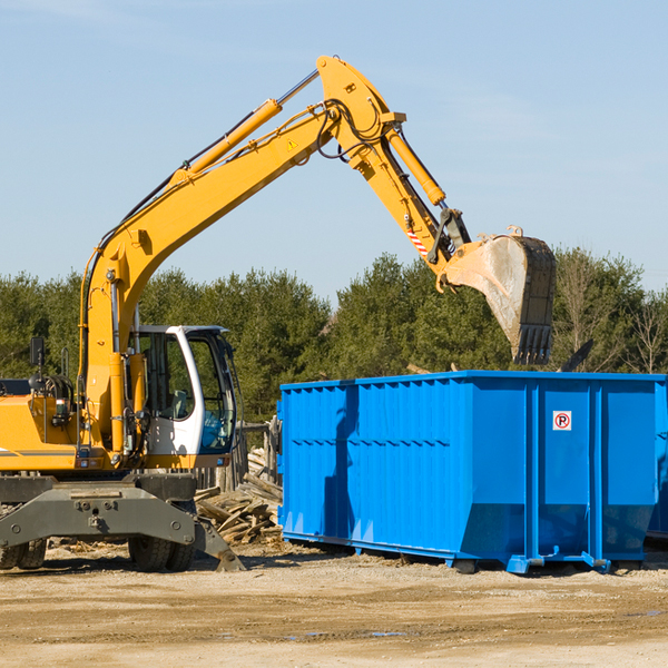 are there any restrictions on where a residential dumpster can be placed in Oakwood MO